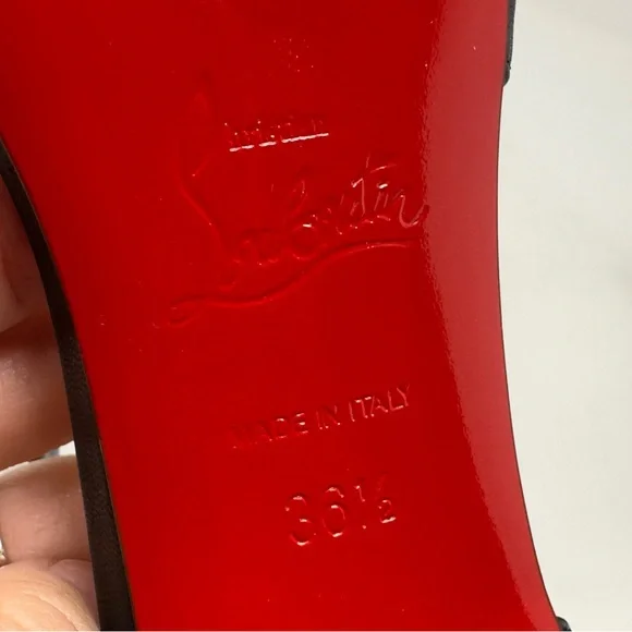 Christian Louboutin Loubi Bee 85 Sandals Heels - Picture 11 of 13